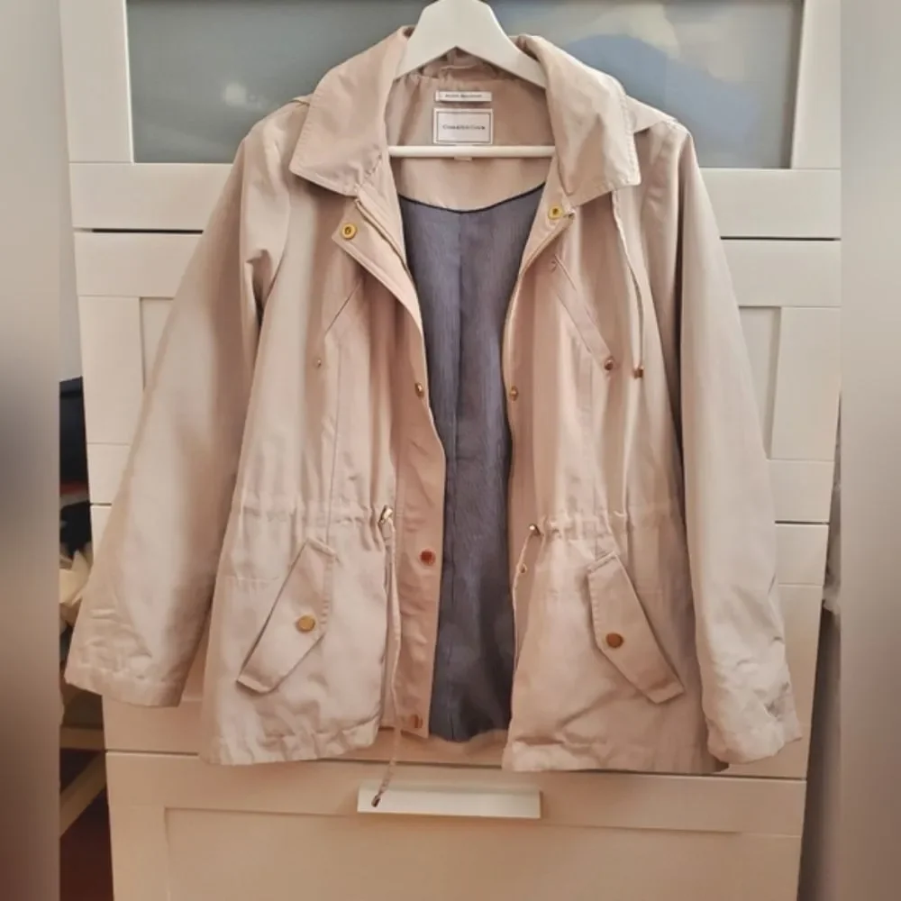 Charter Club Water Resistant Hooded Anorak Jacket Size PM